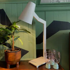 Tilt Table Lamp - White