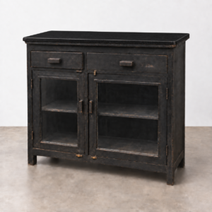 Black Marble Top Sideboard #246